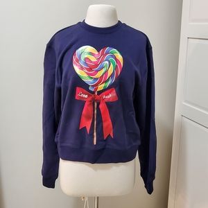 [SOLD] Love Moschino Heart Lollipop Sweatshirt Size 40